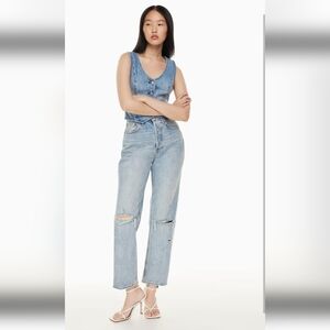 Aritzia Denim Forum The Joni High Rise Loose Jeans Size 24